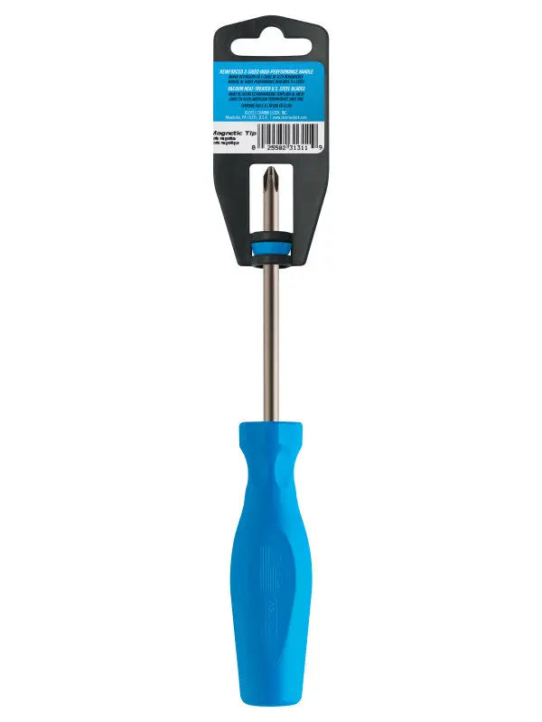 Channellock Magnetic Tip Professional Phillips Screwdriver, PH2 x 4 in - CL P204H Channellock