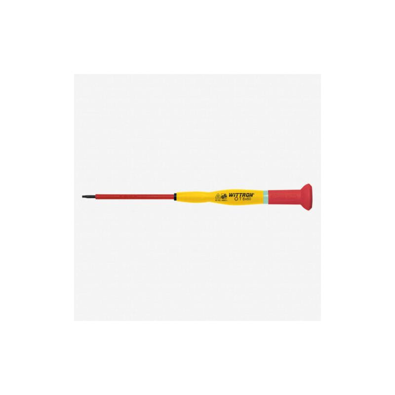 Knipex Wittron Precision Insulated Torx Screwdriver, T6 x 40mm - KN 9T 89922