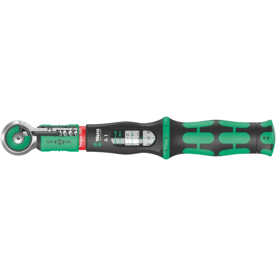 Wera 1/4 in Square Head Drive A Safe-Torque Wrench, 2 - 12 Nm - WE 05075800001 