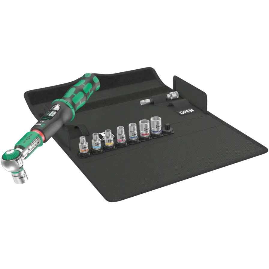 Wera Set of 10 1/4 in Square Head Drive Imperial A Safe-Torque Wrench, 2 - 12 Nm - WE 05075831001 