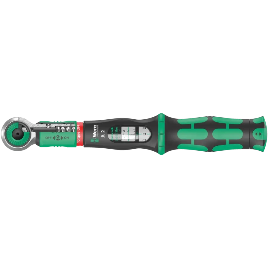 Wera 1/4 in Hexagon Drive A Safe-Torque Wrench, 2 - 12 Nm - WE 05075801001 