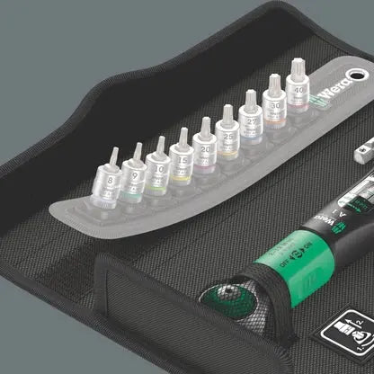 Wera Set of 10 1/4 in Square Head Drive Imperial A Safe-Torque Wrench, 2 - 12 Nm - WE 05075831001 