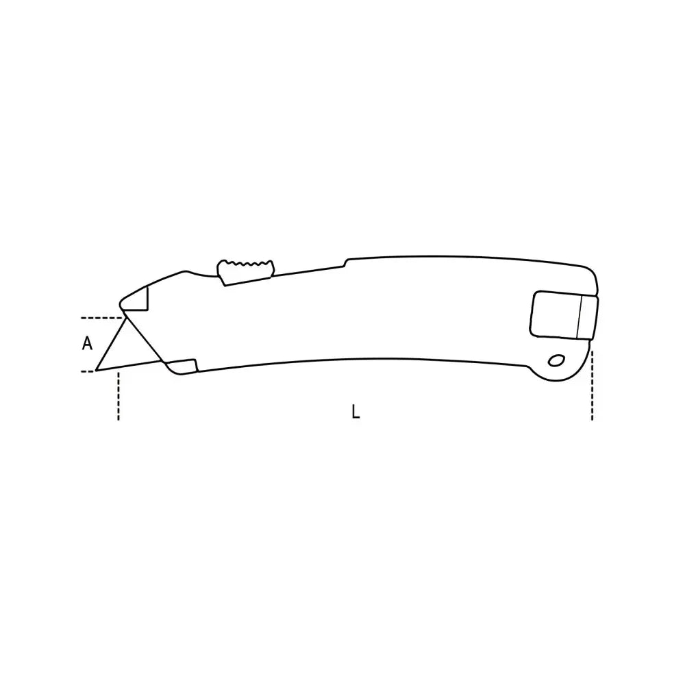 Beta Tools (Article# 1772H) Safety Utility Knife with 2 Retractable Blades - BT 17720029 Beta Tools