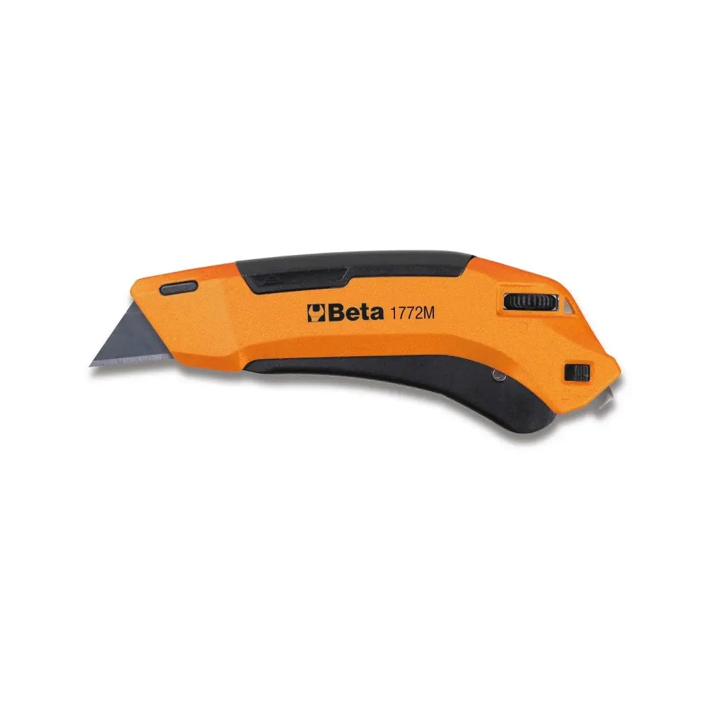 Beta Tools (Article# 1772M) Safety Utility Knife with 3 Retractable Blades - BT 17720040 Beta Tools