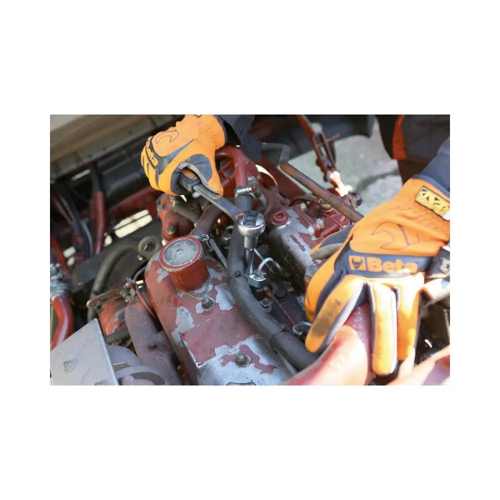 Beta Tools (Article# 1462CF/C6) Set of 6 Single-Ended Bi-Hexagon Wrenches for Fuel Injector Connectors - BT 14620006 Beta Tools