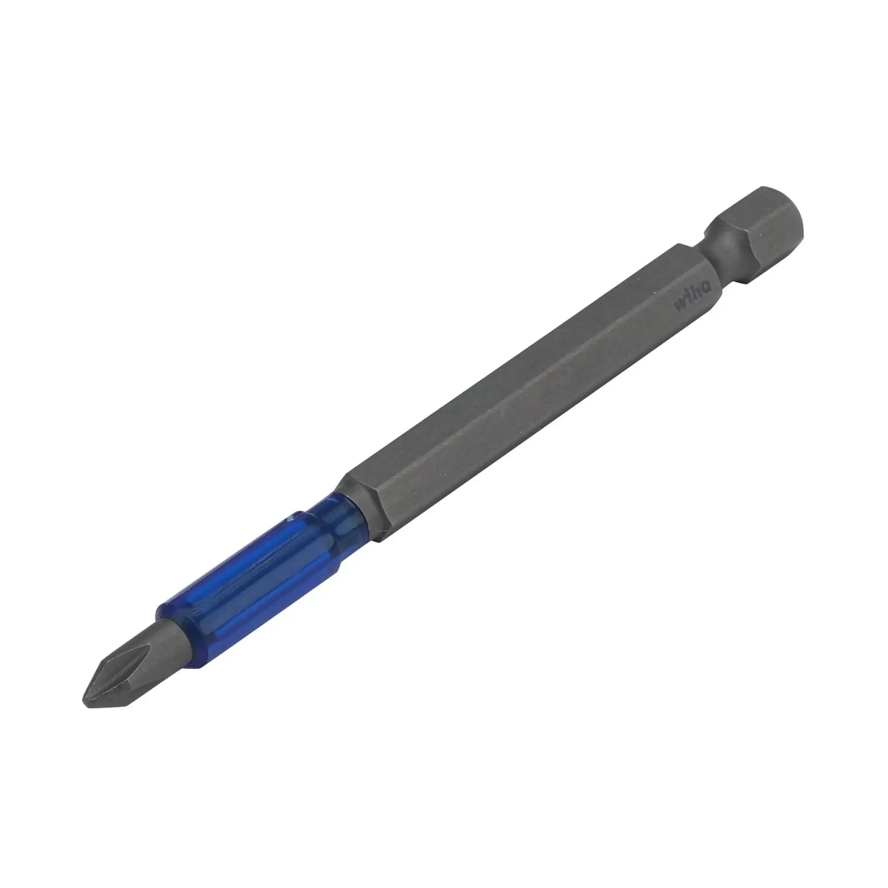 Wiha Set of 2 TerminatorBlue Phillips Impact Bits, PH1, 3.5 in Length - WI 70301 Wiha
