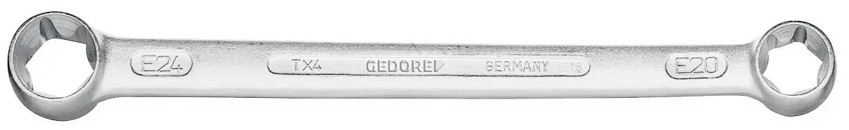 Gedore TX 4 E10xE12 Flat ring wrench for external TORX E10xE12 6059990 Gedore