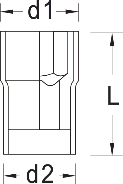 Gedore 1/2 in 6-Point VDE Socket Wrench Insert, 19mm - GD 6123320 Gedore