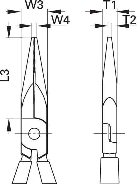Gedore Angled Mechanic's Pliers - GD 3463044 Gedore