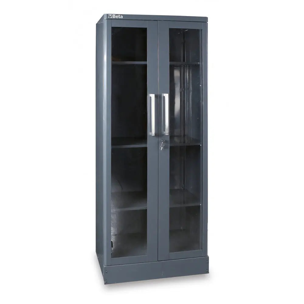 Beta Tools (Article# C55AT2) Sheet Metal Tool Cabinet with Two Clear Polycarbonate Doors, for Workshop Equipment Combination RSC55 - BT 55000422 Beta Tools