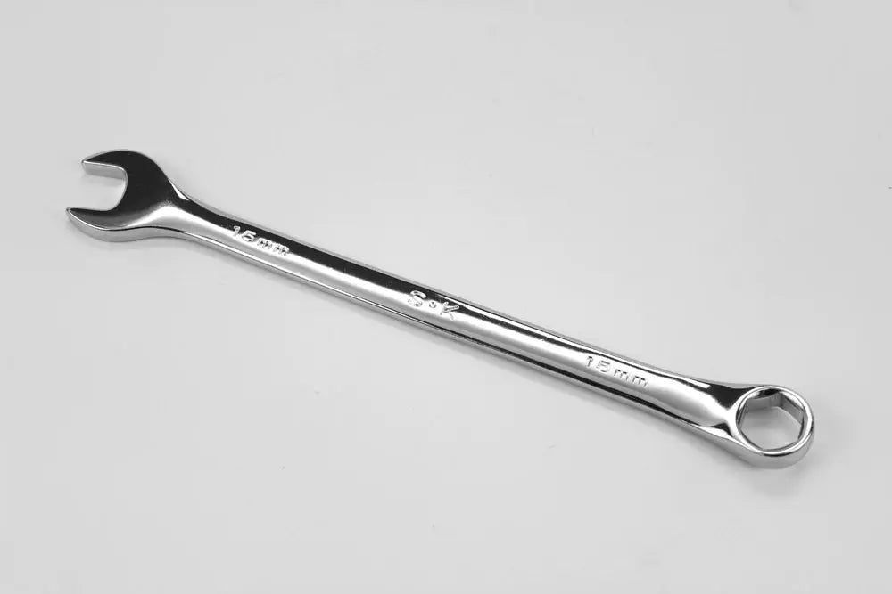 SK Tools - 15 mm 6 Point Metric Regular Combination Chrome Wrench - 88365S SK Tools