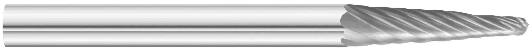 KnKut SL-42 14 deg Included Carbide Burr with 1/8 in Shank, 1/8 x 1/2 x 1-1/2 in OAL - KK14-SL-42 KnKut