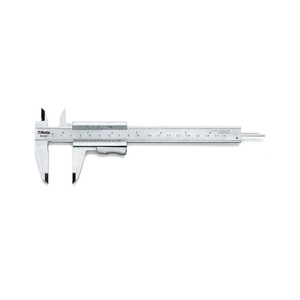 Beta Tools (Article# 1650 150) Sliding Gauge Made from Hardened INOX Stainless Steel in Leather Sheath - BT 16500001 Beta Tools