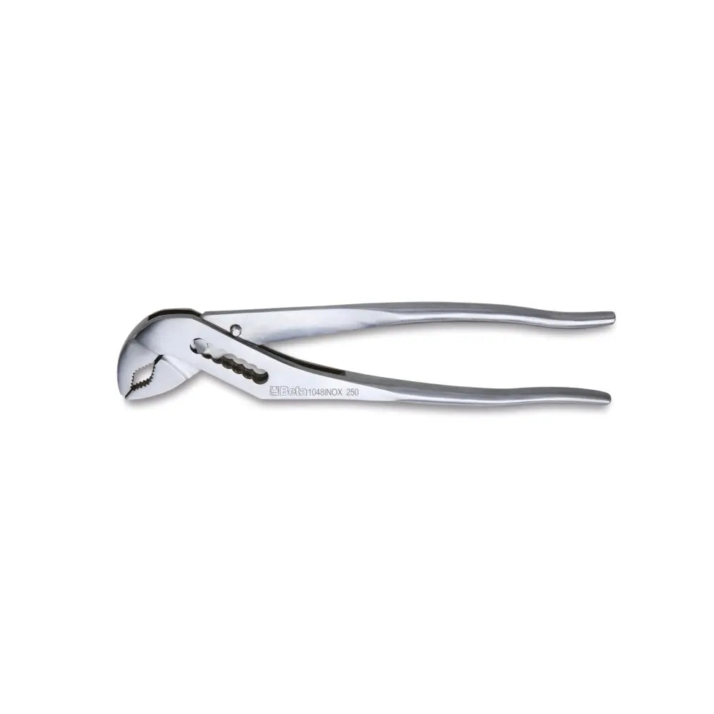 Beta Tools (Article# 1048INOX) Slip Joint Plier with Boxed Joints, INOX Stainless Steel - BT 10480325 Beta Tools