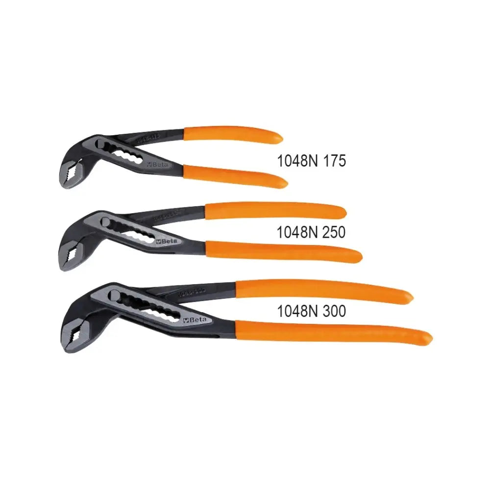Beta Tools (Article# 1048N 300) Slip Joint Plier, Slip-Proof PVC Coated Handles, 300mm - BT 10480920 Beta Tools