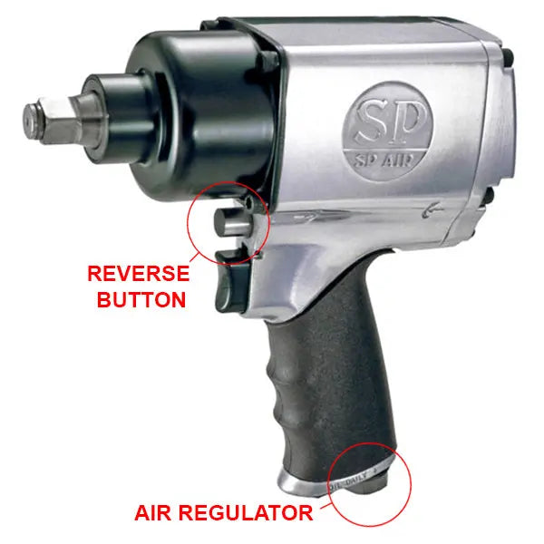 Vessel Tools 1/2 in Heavy Duty Impact Wrench, 800 ft/lb Maximum Torque - VL SP-1140EX