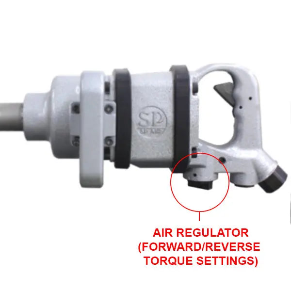 Vessel Tools 1 in Impact Wrench, 2300 ft/lb Maximum Torque - VL SP-1193GE-6