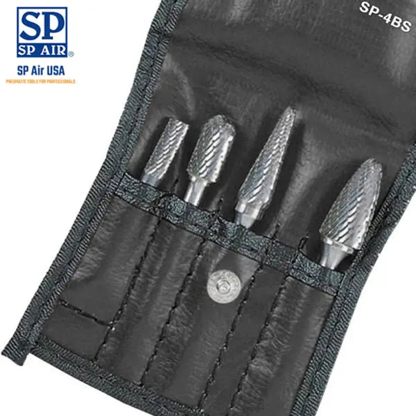 Vessel Tools Set of 4 Carbide Burr for Ferrous Materials - VL SP-4BS