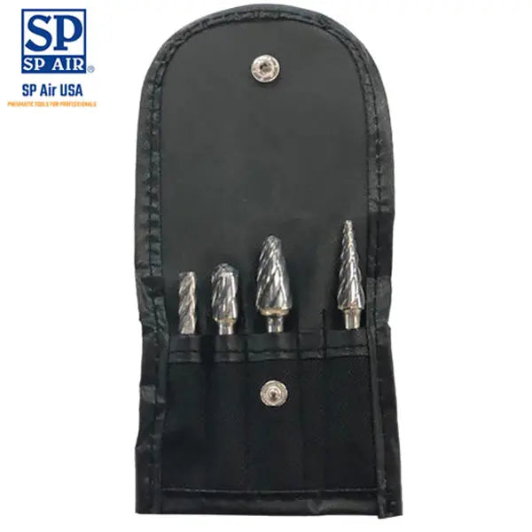 Vessel Tools Set of 4 Carbide Burr for Aluminum and Non-Ferrous Materials - VL SP-4NF