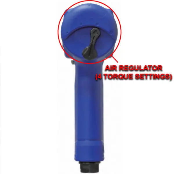 Vessel Tools 3/8 in Composite Mini Impact Wrench, 380 ft/lb Maximum Torque - VL SP-7146EXS