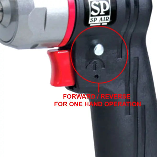 Vessel Tools 1/4 in Composite Mini Impact Wrench, 94 ft/lb Maximum Torque - VL SP-7825S