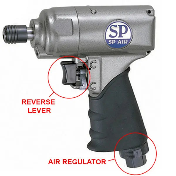 Vessel Tools 1/4 in Hexagon Impact Driver, 100 ft/lb Maximum Torque - VL SP-8102BU