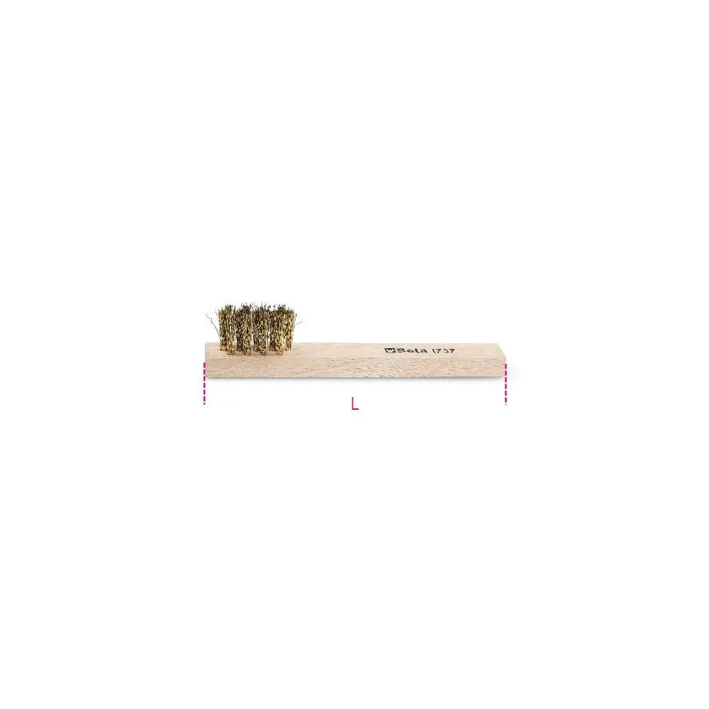 Beta Tools (Article# 1737) Brush with Corrugated Brass Wires - BT 17370001 Beta Tools