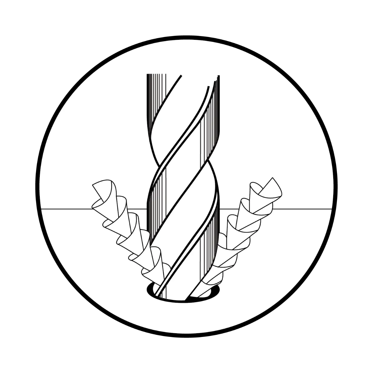 KnKut Short Stubby Length Drill Bit, Letter Q - KK7-Q KnKut