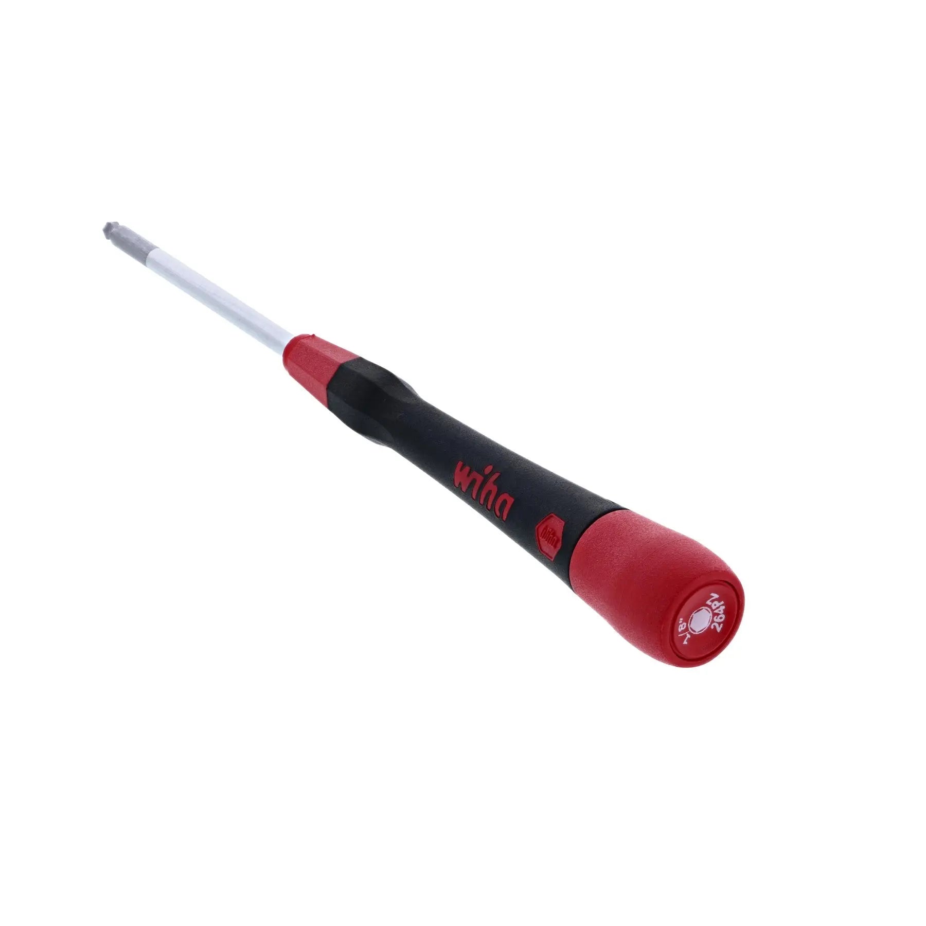 Wiha PicoFinish Ball End Hexagon Screwdriver, 1/8 in x 60mm - WI 26474 Wiha