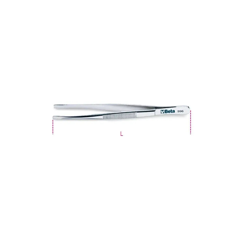 Beta Tools (Article# 996 150) Straight End Spring Tweezer, 150mm, INOX Stainless Steel - BT 9960001 Beta Tools