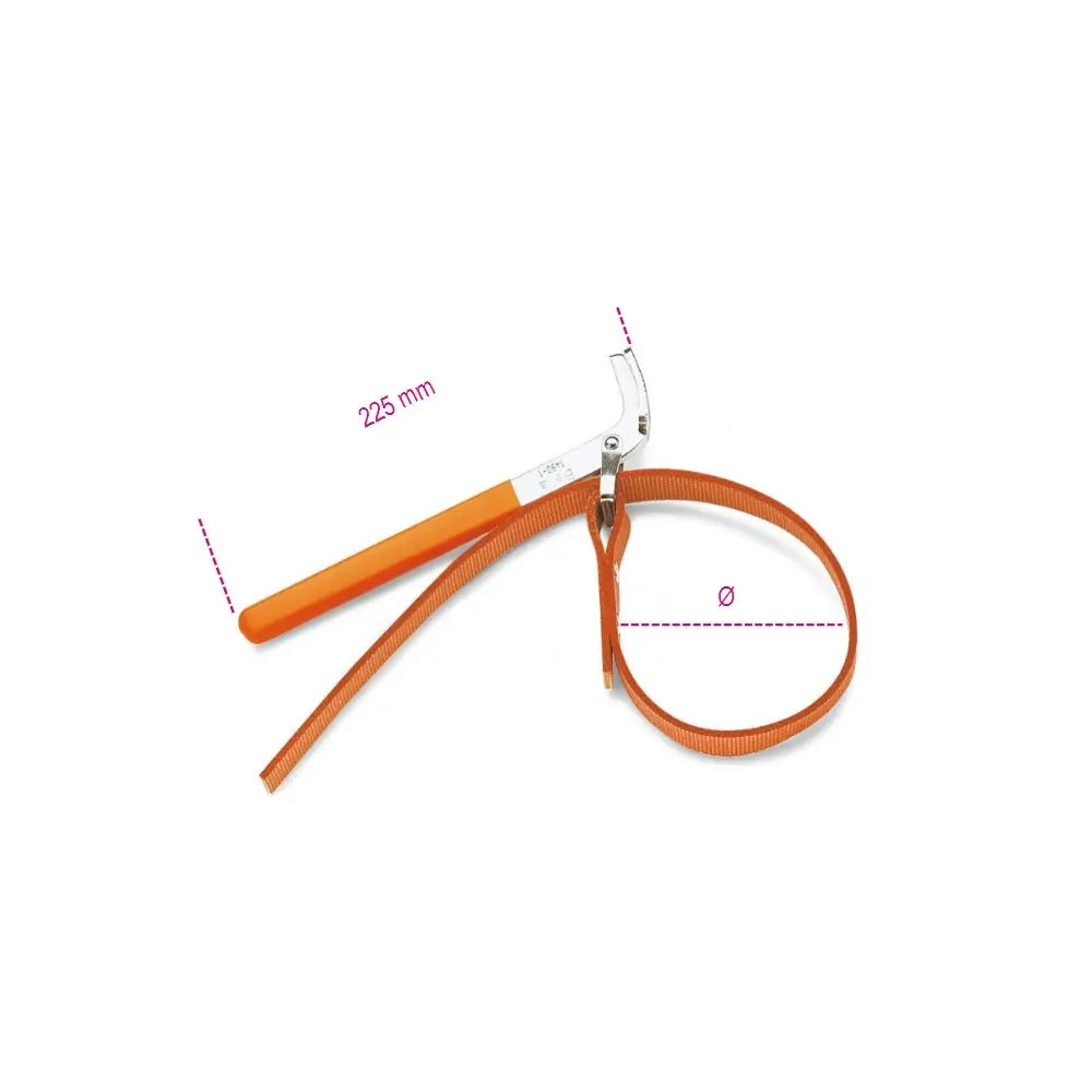 Beta Tools (Article# 1490/1) Strap Wrench for Oil Filters 160mm Max - BT 14900001 Beta Tools