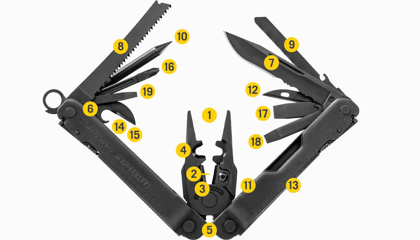 Leatherman SUPER TOOL 300 EOD Black - 831417 MULTI-TOOLS AND KNIVES Leatherman