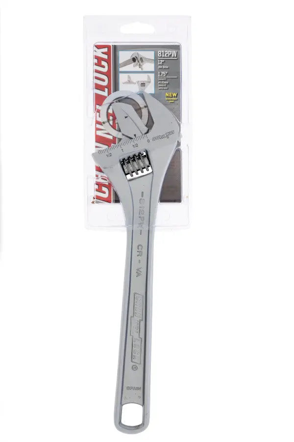 Channellock Reversible Jaw Chrome Adjustable Wrench, 12 in - CL 812PW Adjustable Wrench Channellock