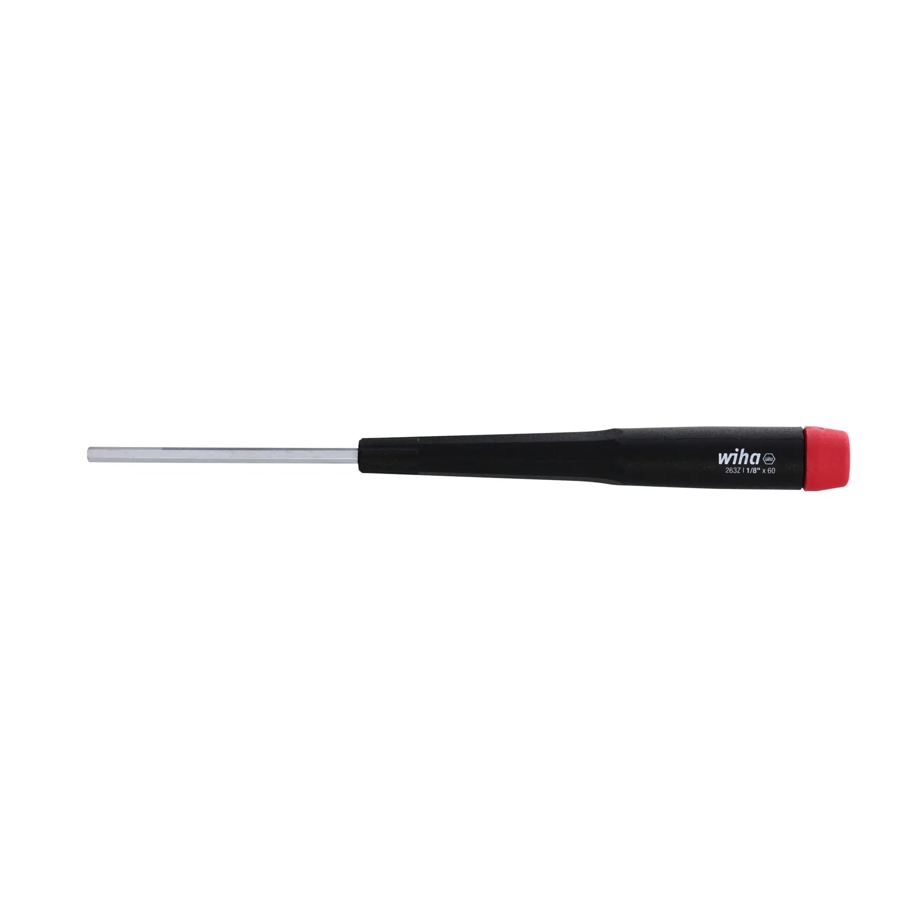Wiha Precision Hexagon Screwdriver, 1/8 in x 60mm - WI 26335 Wiha