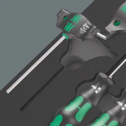 Wera Set of 11 Hexagon Screwdriver with 9713 Foam Insert - WE 05150104001 