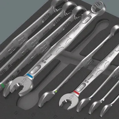 Wera Set of 19 6003 Joker Spanner with 9731 Foam Insert - WE 05150121001 