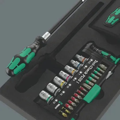 Wera Set of 57 Kraftform Kompakt PLUS Tool-Checks with 9750 Foam Insert - WE 05150150001 
