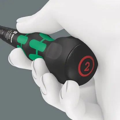 Wera 1850 PH Kraftform Ball-Grip Phillips-Head Screwdriver, 6 x 120mm - WE 05007907001 