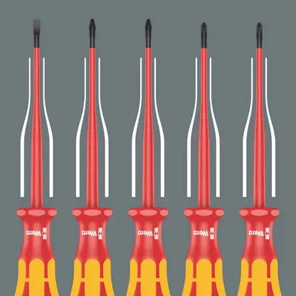 Wera Set of 11 VDE Screwdriver with 9711 Foam Insert - WE 05150102001 