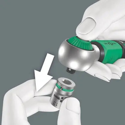 Wera 1/4 in Square Head Drive A Safe-Torque Wrench, 2 - 12 Nm - WE 05075800001 