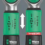 WERA Safe-Torque A 1 Imperial Set 1, 1/4" square head drive, 2-12 Nm, 10 pieces 05075831001 Wera