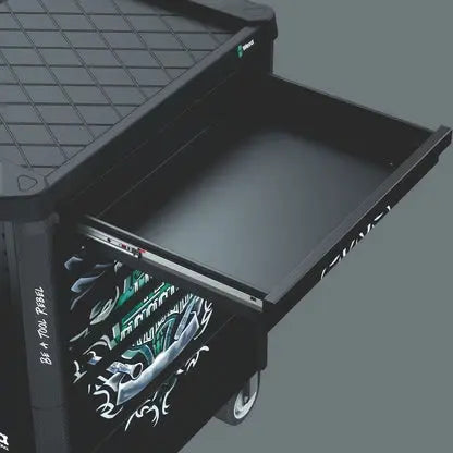 Wera 9700 Tool Rebel Roller Cabinet with 94-Piece Tool Set - WE 05150130001 
