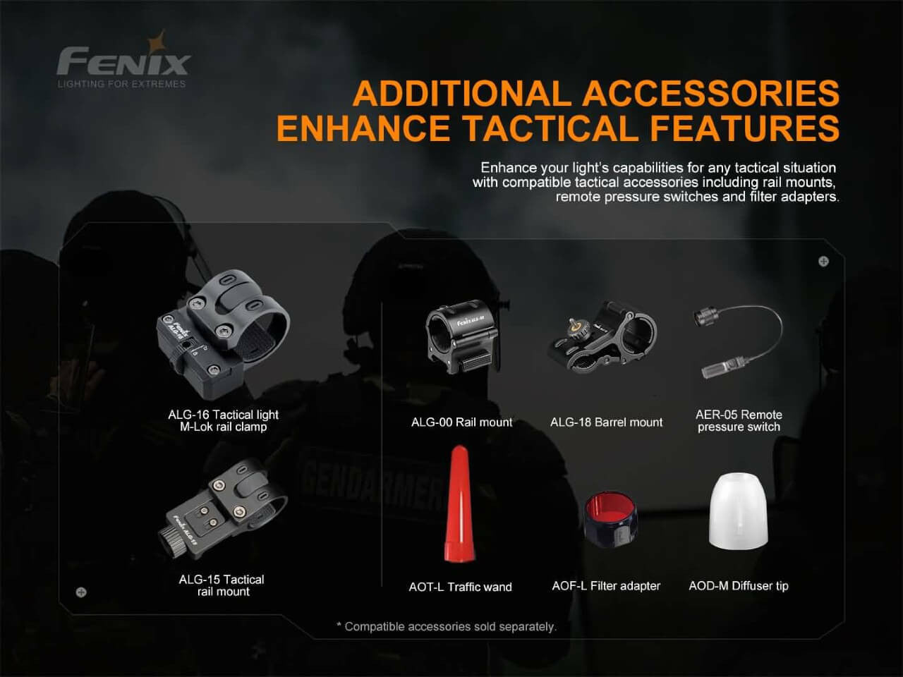 Fenix 2800 Lumen TAC Tactical Flashlight - F FX-TK22TAC