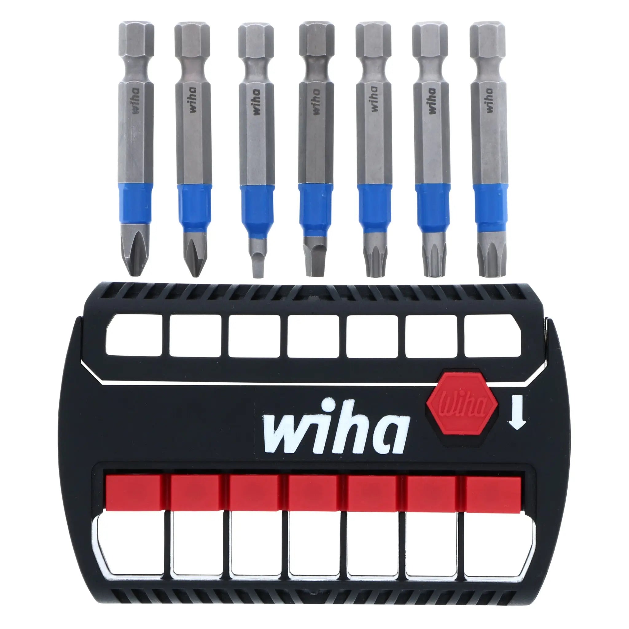 Wiha Set of 7 Terminator Blue Bit Buddy, 2 in - WI 70298 Wiha