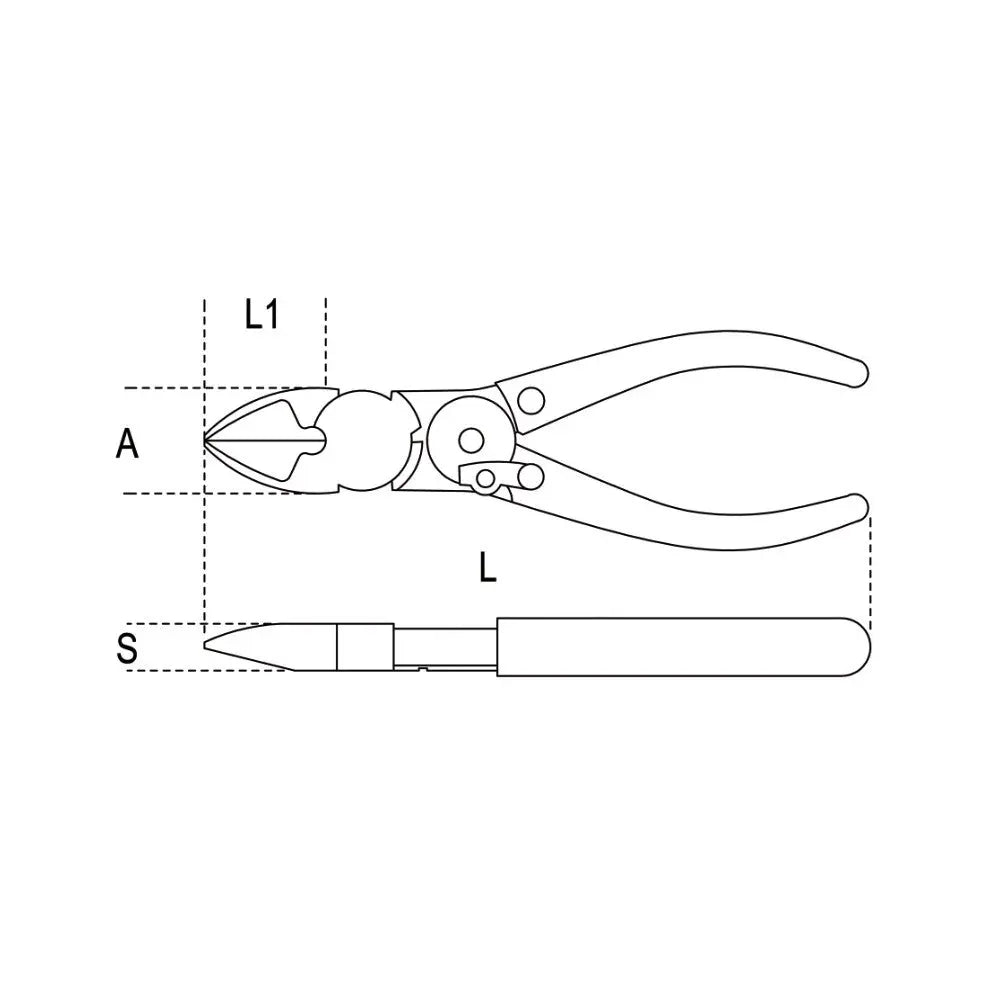 Beta Tools (Article# 1095N) Toggle Lever Assisted Diagonal Cutting Nipper - BT 10950010 Beta Tools