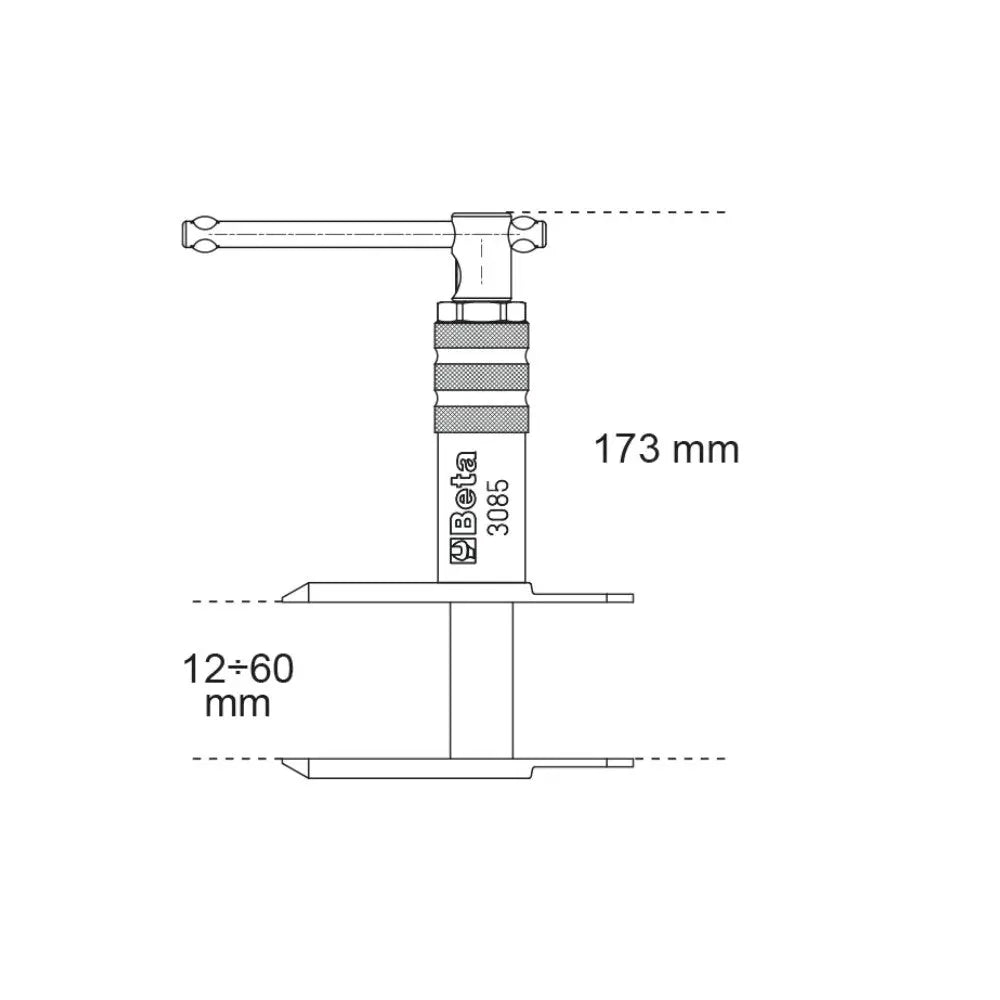 Beta Tools (Article# 3085) Retracting Brake Piston Tool - BT 30850010 Beta Tools
