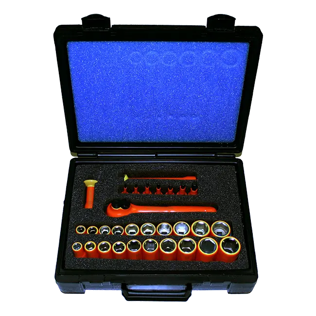 Cementex Set of 30 Insulated Deep Wall Socket with Hexagon Bit - ISHS-30L Cementex