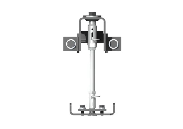 Knight Global C-Channel Rod and Ball Hanger, Threaded Rod 6 in - KG TRH2034 Knight Global