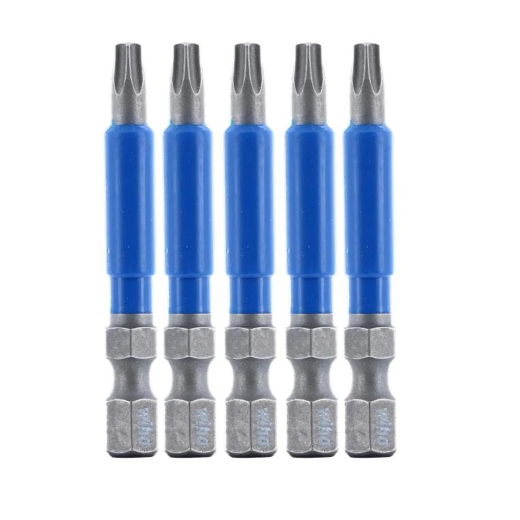 Wiha Set of 5 2 in TerminatorBlue Torx Impact Bits, T20 - WI 70276 Wiha