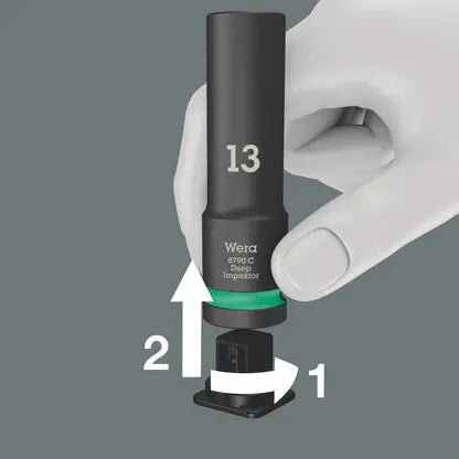 Wera Set of 11 8790 C Impaktor Deep Socket - WE 05004841001 